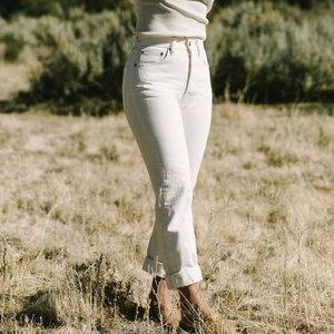 NWT Imogene + Willie Harper White Selvedge Denim Women’s 29